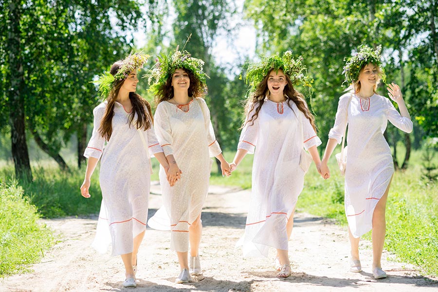 Slavic girls in Linzhou