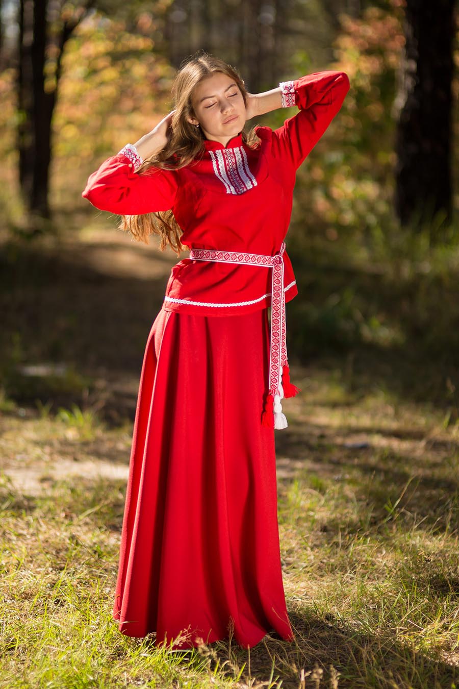 Underwear Women in Slavic costumes in Linzhou