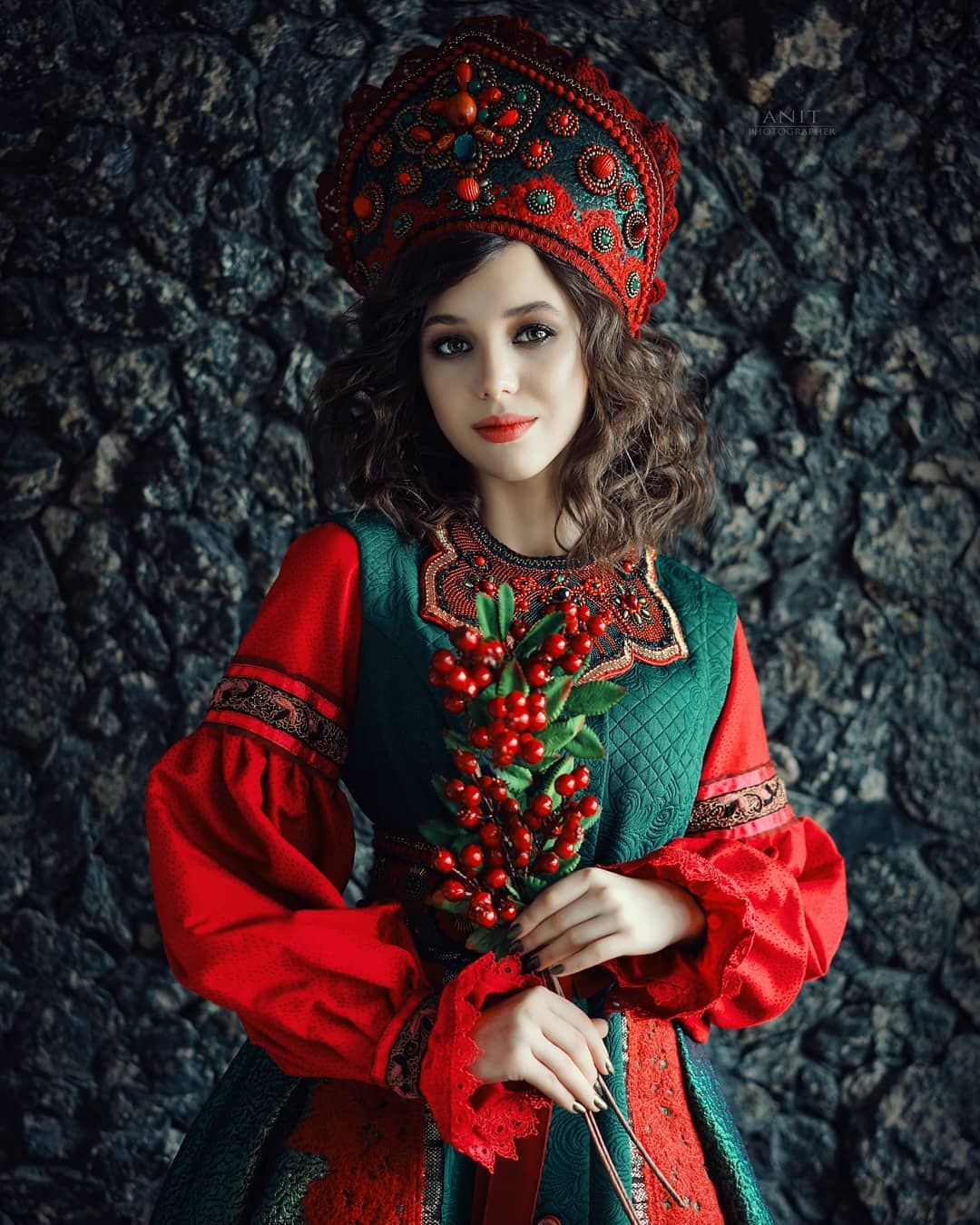 Nude girl Women in Slavic costumes in Linzhou