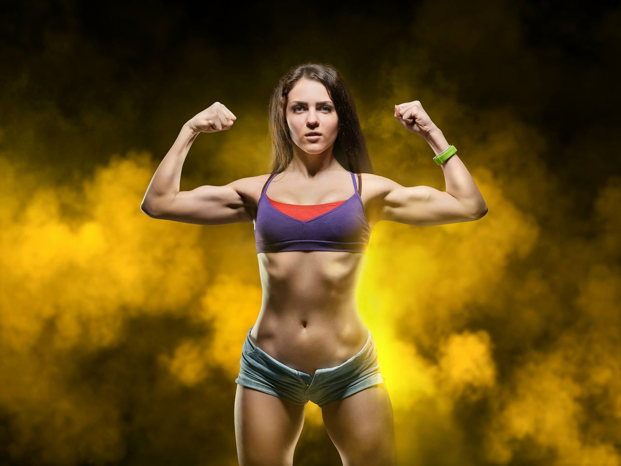 Athletic girls in Linzhou